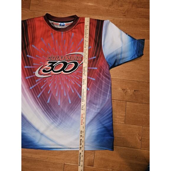 PBA Columbia 300 Team Bowling Shirt Jersey Size 2XL XXL Fusion - Picture 8 of 9